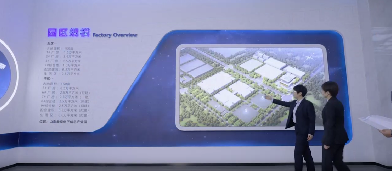 Large-scale semiconductor manufacturing facility